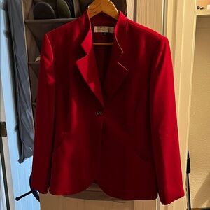 Tahari Vibrant Red Women's Blazer